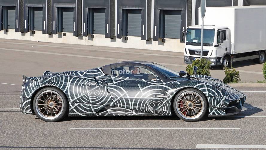 Pagani Huayra BC Roadster Spy Photos