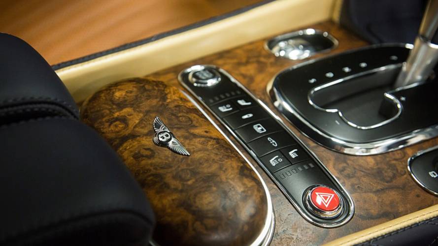 Bentley's open-pore walnut veneer