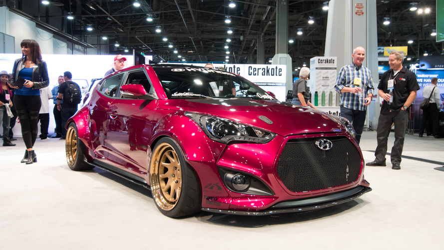 Hyundai Veloster Gurnade concept live at SEMA 2016