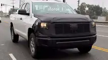 Toyota Tundra refresh spy pics