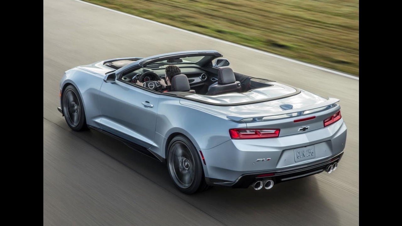 Chevrolet revela Camaro ZL1 Convertible, "sem teto" de 649 cv e 10 marchas