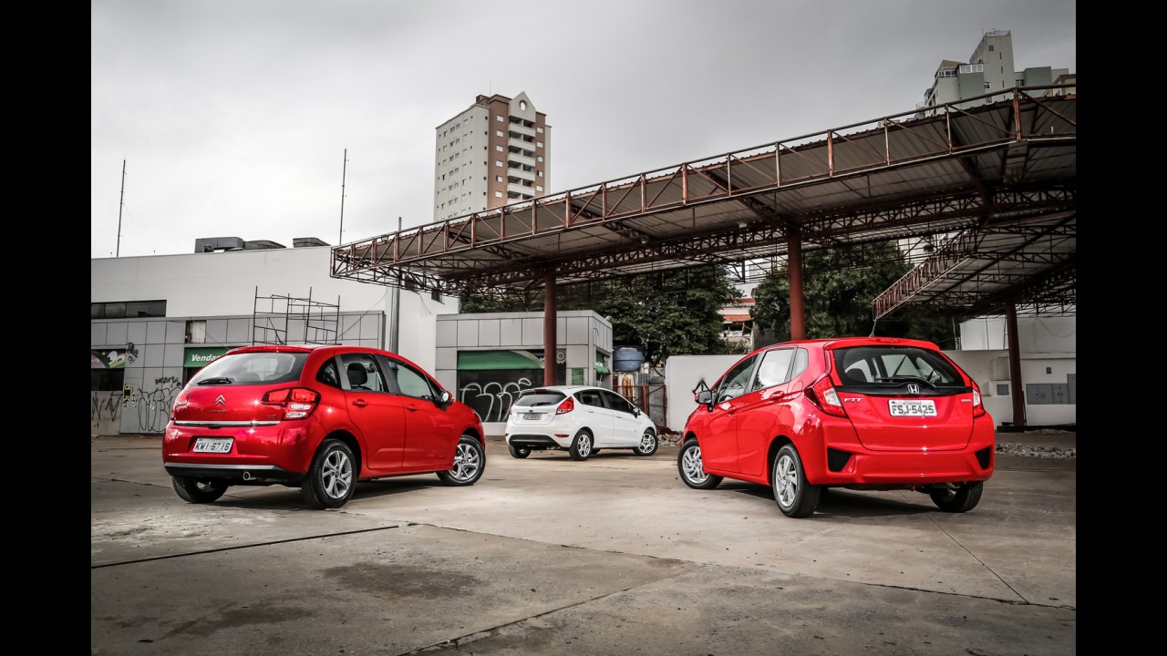 Campeões de 2015 (hatches compactos): Fit é o mais vendido; Fiesta cai 63%