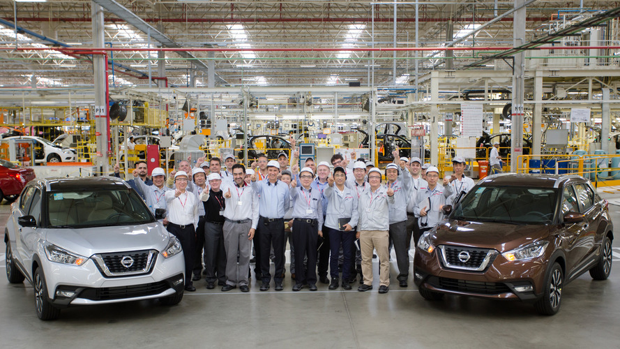 Nissan Kicks na fábrica de Resende