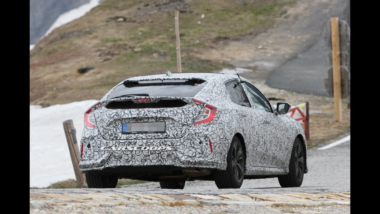Flagra! Novo Honda Civic hatch manterá a ousadia do conceito