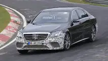 2017 Mercedes-AMG S63 facelift spy photo