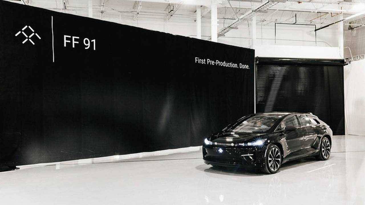Première Faraday Future FF 91 produite