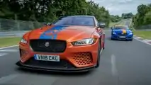 Jaguar XE Project 8 Nurburgring taxi
