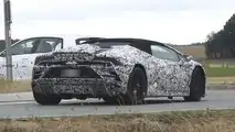 Lamborghini Huracan Spyder facelift spy
