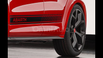 Abarth 500X, il rendering