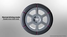 Kia und Hyundai entwickeln ins Rad integrierte Schneeketten-Technologie