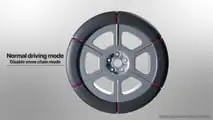 Kia und Hyundai entwickeln ins Rad integrierte Schneeketten-Technologie