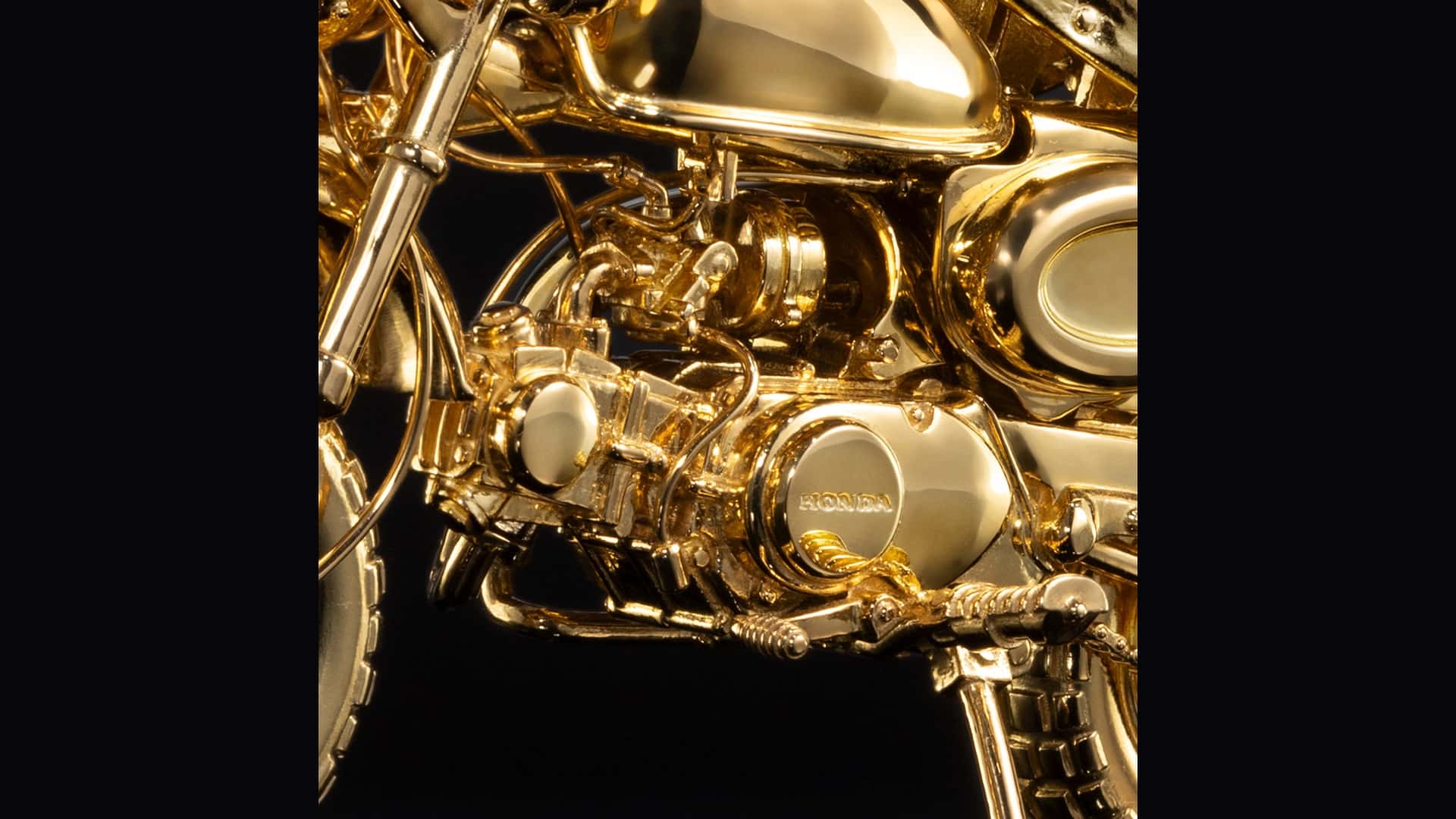 This 1/12 Scale Silver And Gold Honda Monkey Costs More Than A 