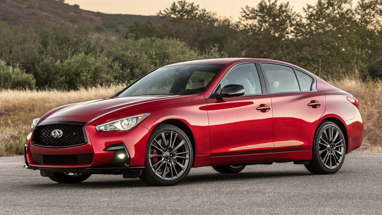 Infiniti Q50 Red Sport