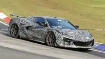 Chevrolet Corvette ZR1 Spionagefoto mit Frontansicht