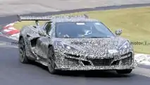 Chevrolet Corvette ZR1 Spionagefoto mit Frontansicht