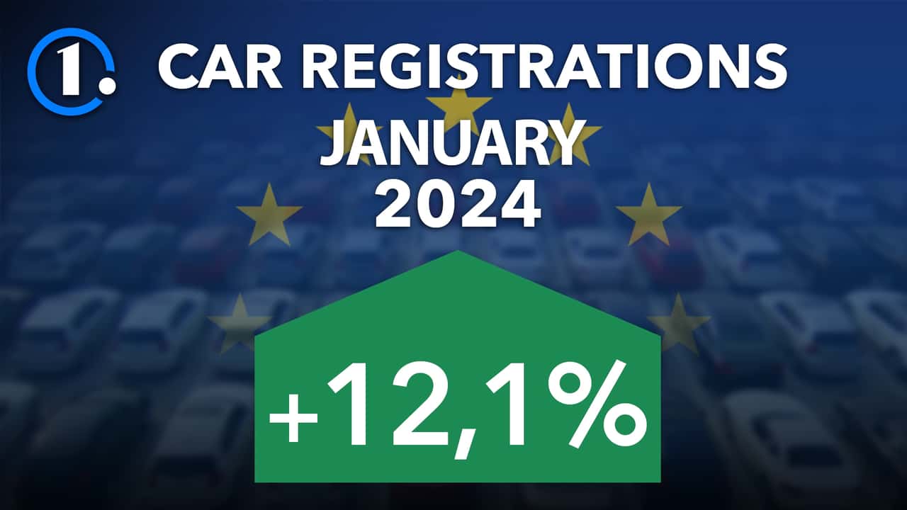European car registrations January 2024 - cover graphic