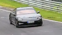 Porsche Taycan GT spy photo