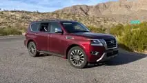 2023 Nissan Armada Platinum Exterior Front Quarter
