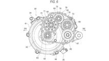 Reduction gears reduce the final drive of the electric motor. 
