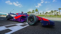 Autonomer Rennwagen von Dallara mit Honda-Motor für die Abu Dhabi Autonomous Racing League