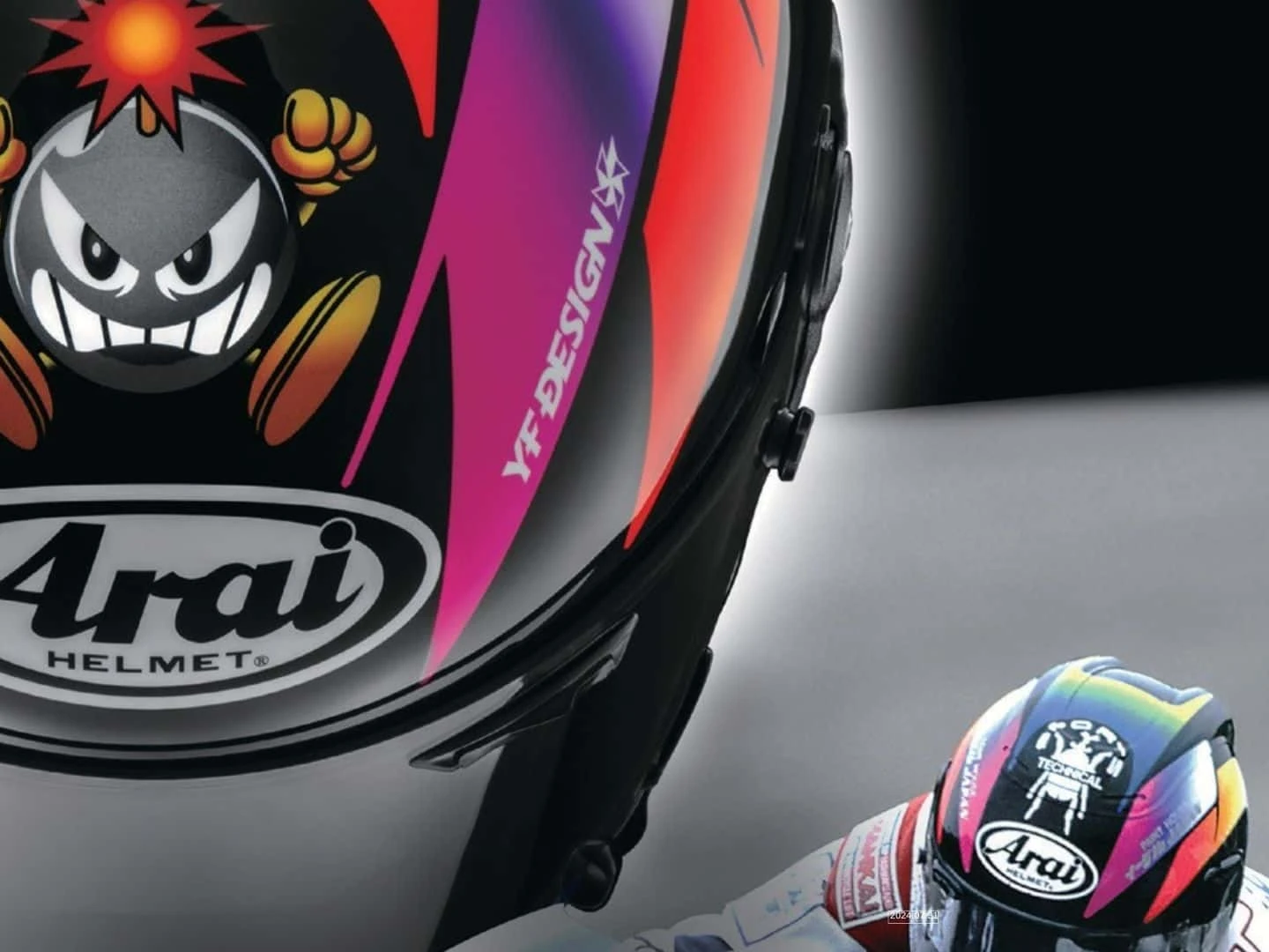 Arai Is Bringing back the Sakata Bomb Graphic, but There's a Catch