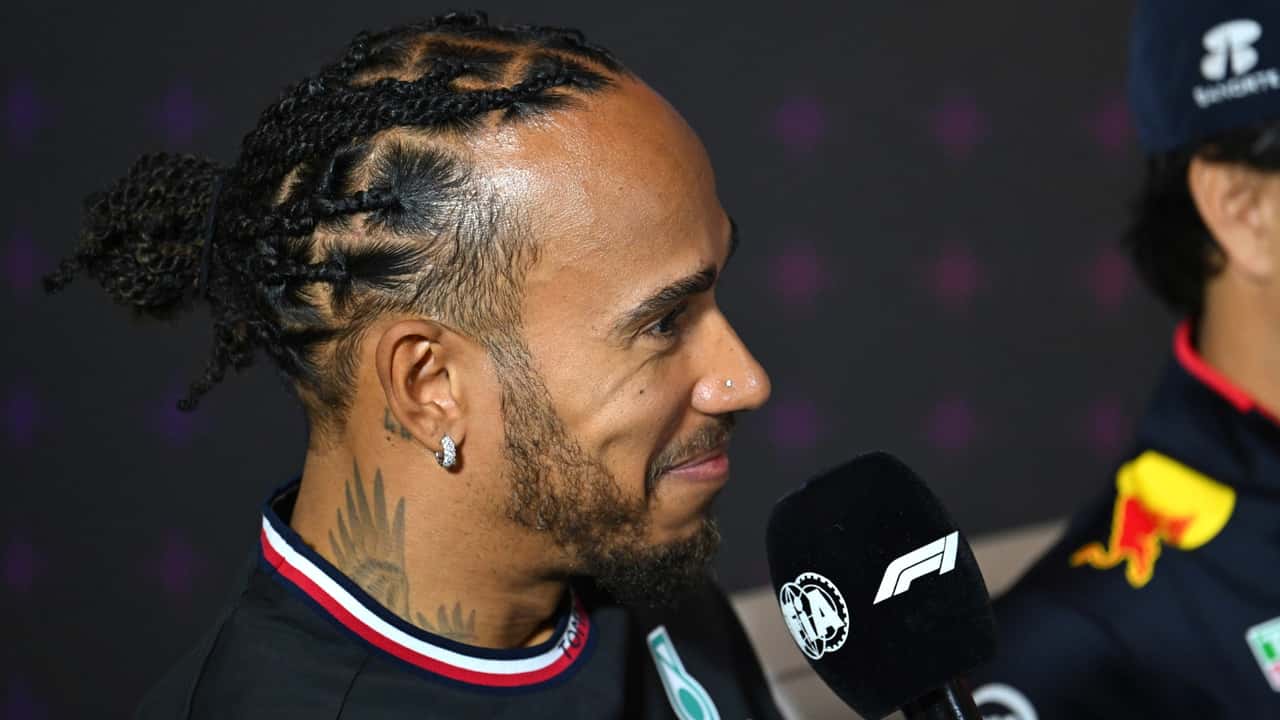 Lewis Hamilton at British GP 2024