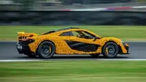 Lego McLaren P1 grandeur nature à Silverstone