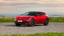2025 Kia EV6 GT-Line European Spec Photos, Runaway Red