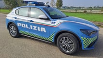 L'Alfa Romeo Stelvio della Polizia Stradale