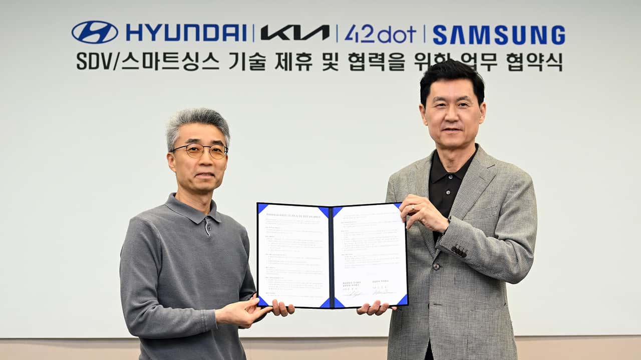 Le auto Hyundai e Kia avranno tecnologia Samsung