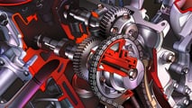 Toyota 1GZ-FE V-12 Engine Cutaway
