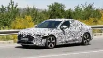 Photo d'espionnage latérale de l'Audi A5 Sportback