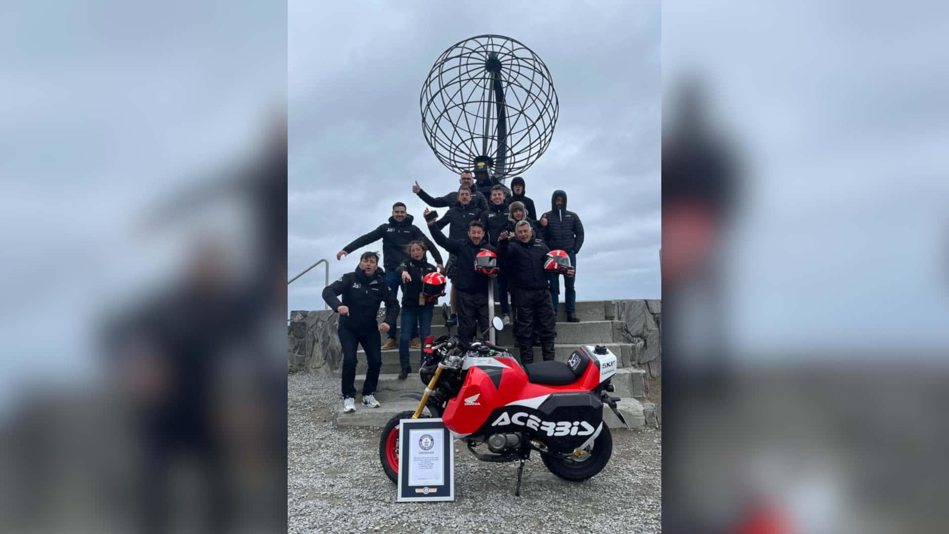 【City Monkey 】 UPDATE: Acerbis Officially Breaks Guinness World Record With Honda