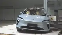 Nio ET5 im EuroNCAP-Crastest