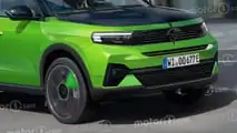 Opel Crossland (2024), il render di Motor1.com