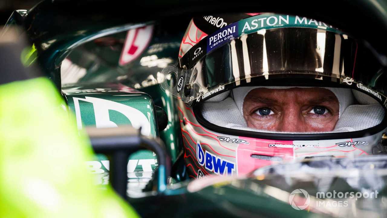 Sebastian Vettel at Qatar GP 2021