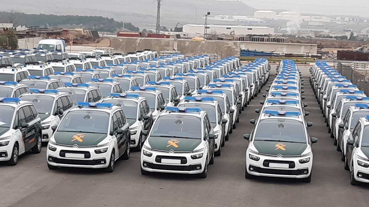 Nuevos Citroën de la Guardia Civil