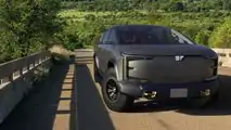 EdisonFuture EF1-T electric solar pickup truck exterior shots