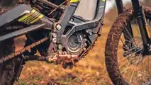 La moto électrique des parachutistes britanniques