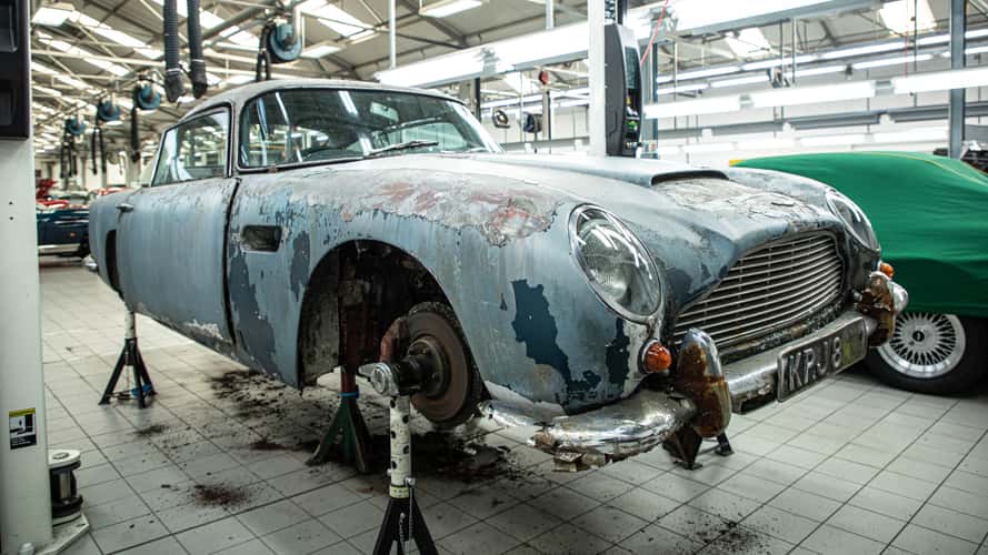 Cette Aston Martin DB5 en fin de vie brille à nouveau comme neuve