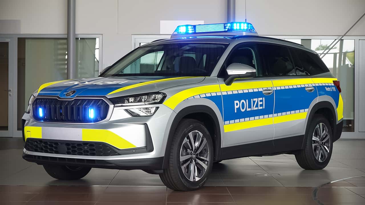 Skoda Kodiaq bei der Landespolizei Hessen 