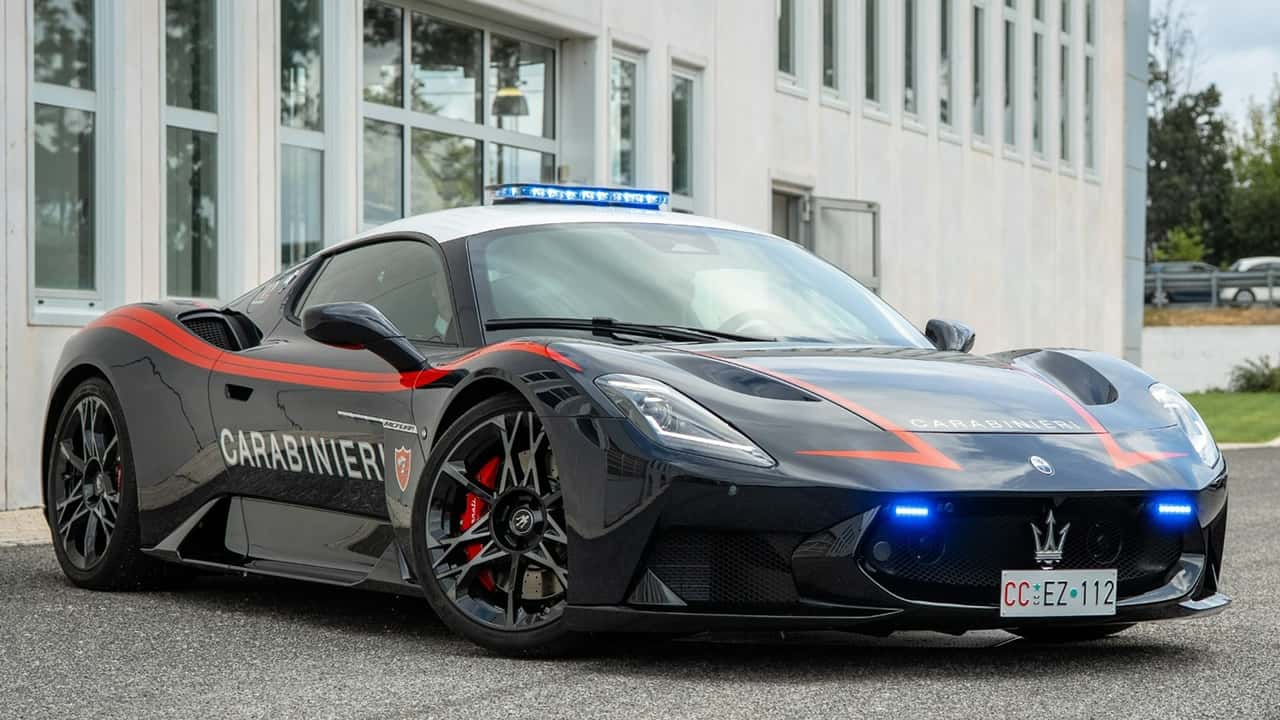 La prima Maserati dei Carabinieri è fatta così