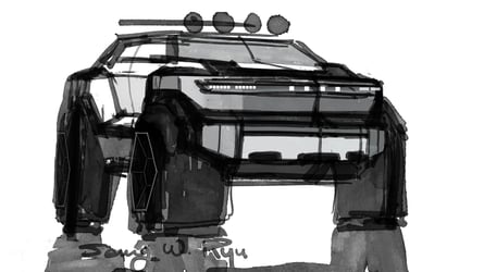 Hyundai Crater Konsept Taslakları