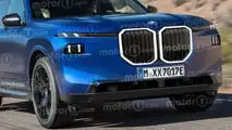 BMW X7 (2026), the Motor1.com render