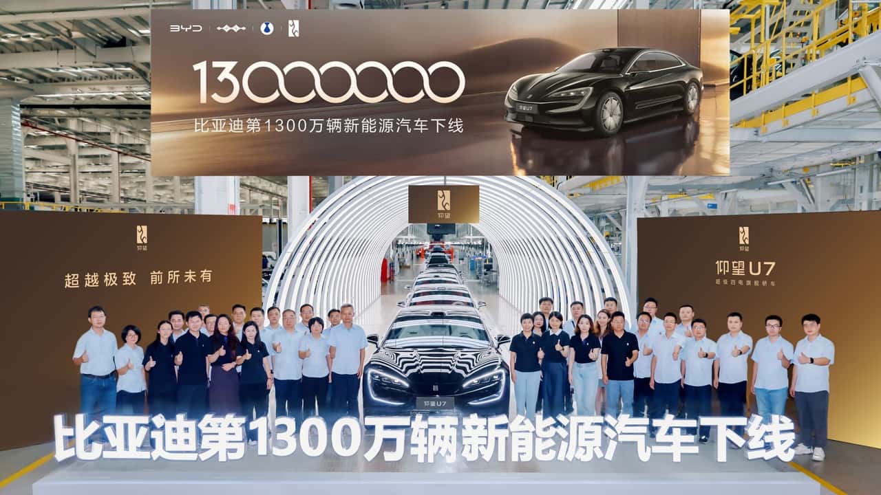 BYD, 13 Milyonuncu Yeni Enerji Aracını Üretti
