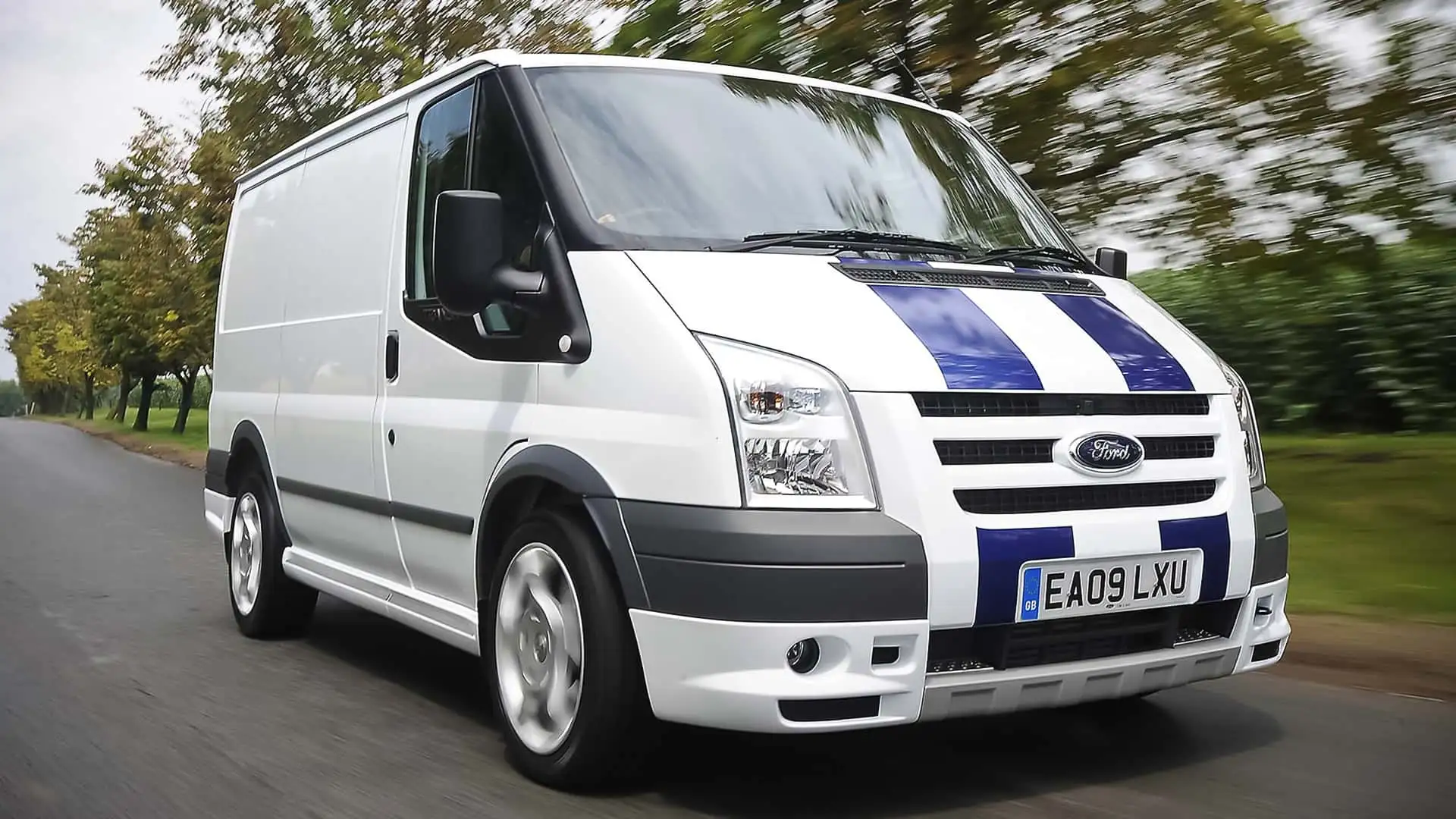 The fifth-generation Ford Transit, which introduced ESP.