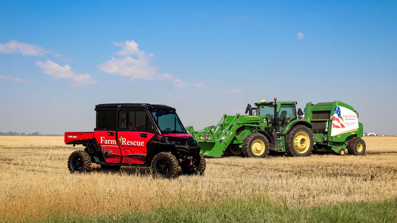 America’s Farmers Are Struggling. Can-Am Is Helping Farm Rescue Alleviate Some of the Burden