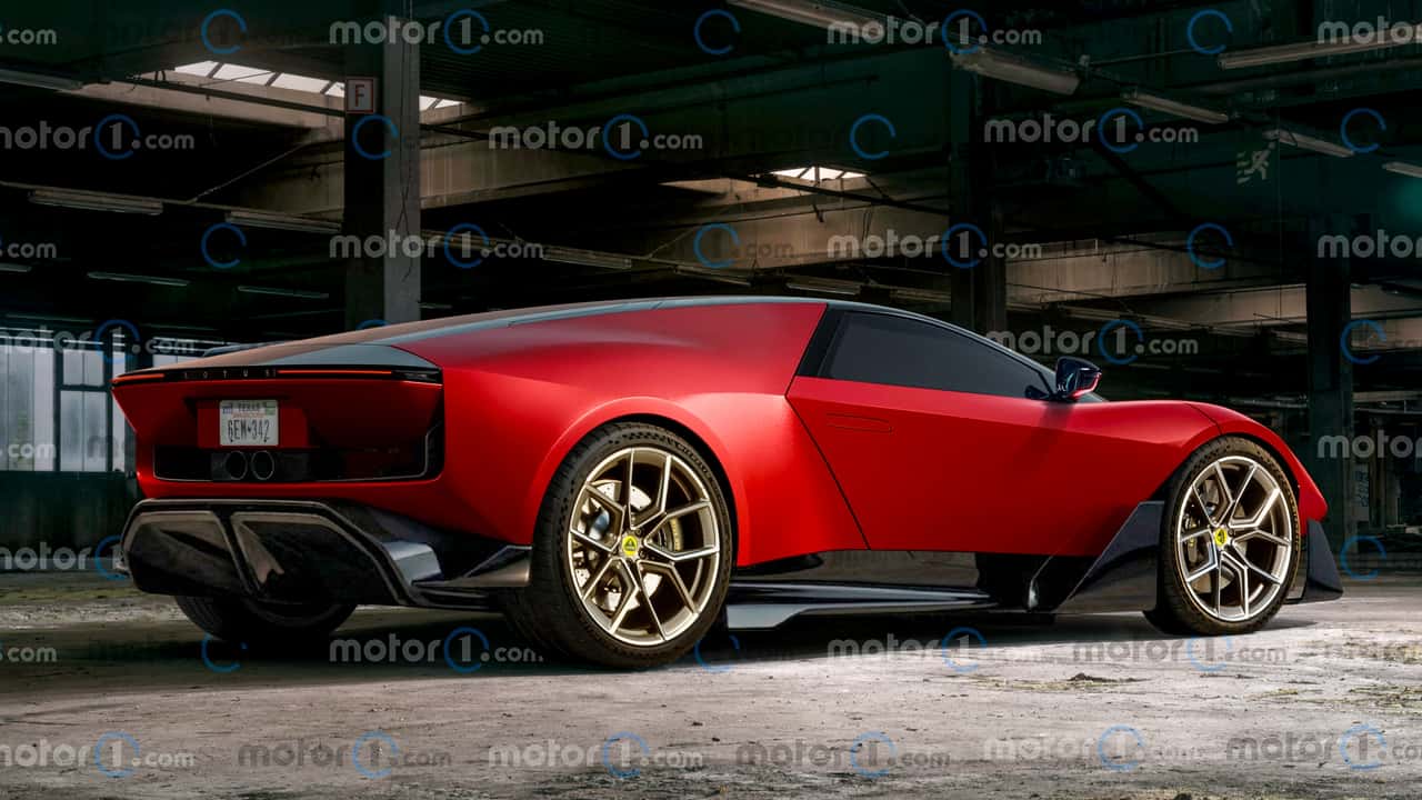 2029 Lotus Esprit Supercar Rendering By Motor1