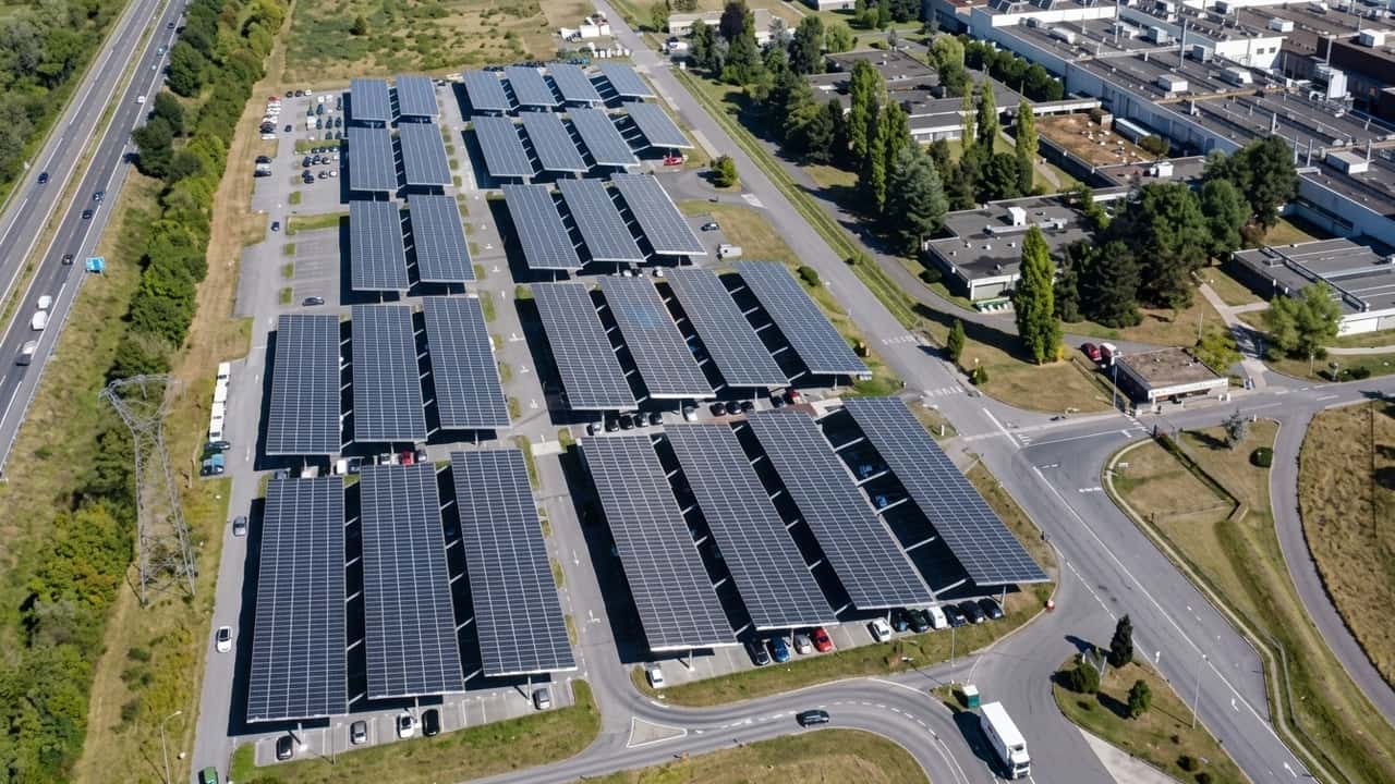 Taglia l'80% del consumo: l'impianto solare da 3,1 MW