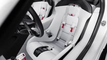 Sedile Porsche Mission S con fibbia per cintura di sicurezza integrata al centro